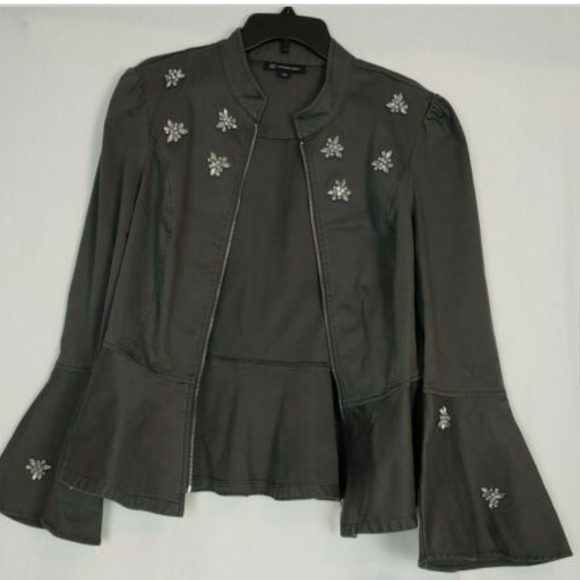 Women's International Concepts Grey Jacket Size M - Picture 2 of 6